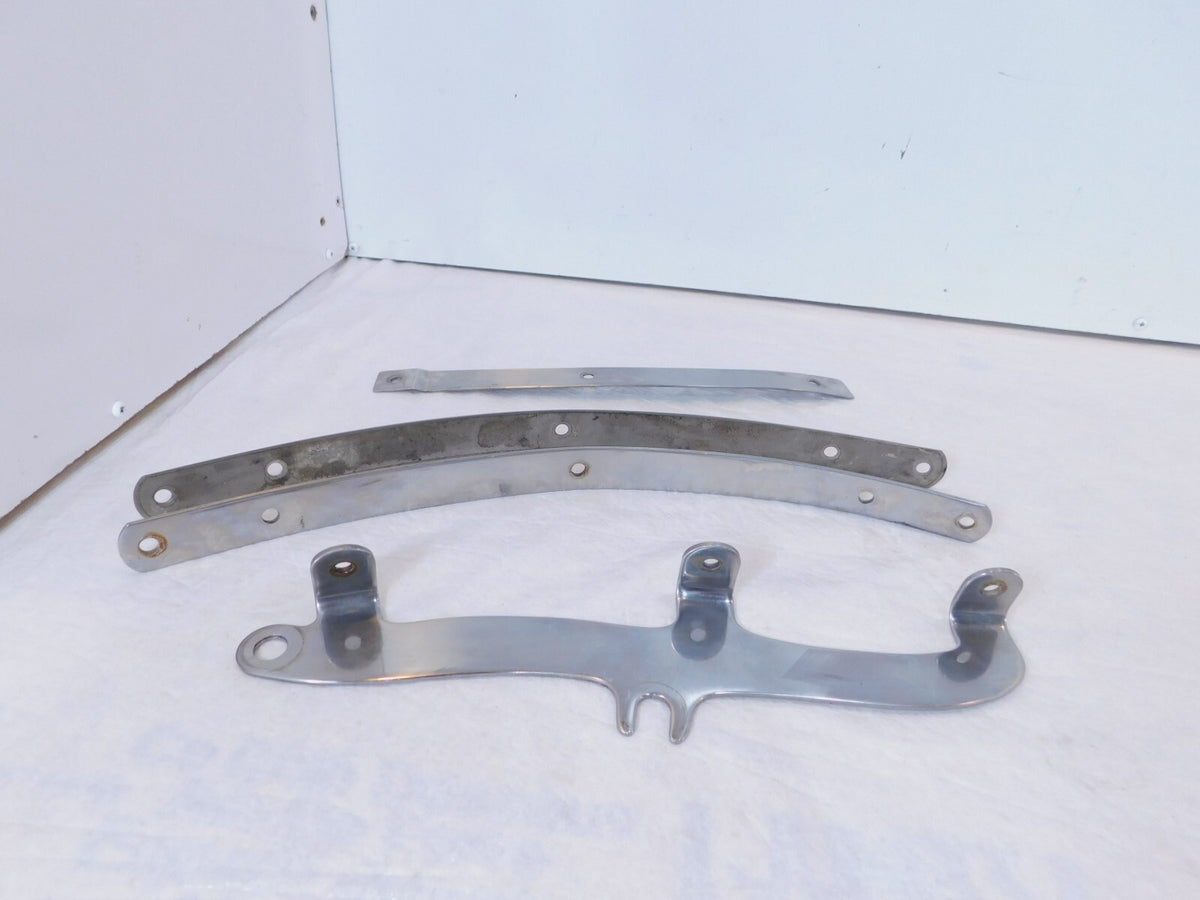 Harley Davidson Softail Street Bob Front Windshield Windscreen Mount Bracket Lot - C3 Cycle