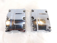 Harley Davidson Touring Dyna & Softail Chrome Cylinder Head Rocker Boxes - C3 Cycle