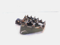 One Harley Davidson FXR Dyna Sportster & Softail Black Metal Footpegs Footrest - C3 Cycle