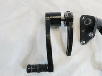 Harley Davidson EVO Softail Custom Fit Black Billet Forward Control Pedals Set - C3 Cycle