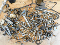 2012 12 Piaggio Vespa LX 50 Miscellaneous Engine Nuts Bolts Brackets Parts Lot - C3 Cycle