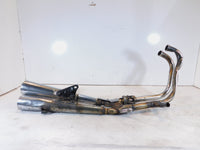 Honda CB1000 Chrome Rear Engine Left Exhaust Header Pipes & Mufflers -Damaged - C3 Cycle