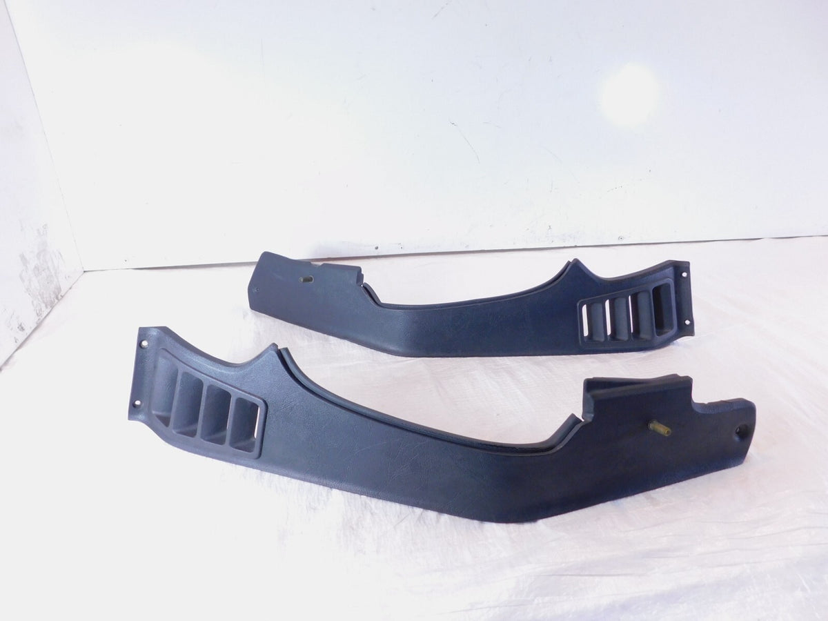 1984-1992 BMW K100RS Black Left/Right Inner Fairing Trim Cover Screen Panels - C3 Cycle