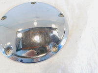 Harley Davidson Twin Cam Dyna & Softail Left Engine Chrome Derby Clutch Cover - C3 Cycle