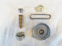 Piaggio Vespa Primavera & Sprint 50 S LX LXV Oil Pump Lot w/ Chain & Cover - C3 Cycle