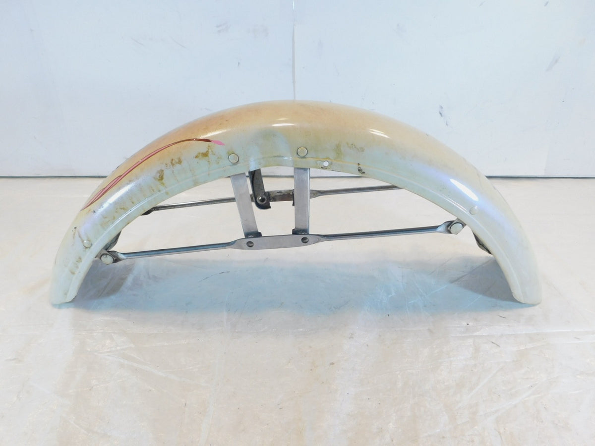 1973 Harley Davidson Sportster 900 & 1000 White Front Wheel Cover Fender - C3 Cycle