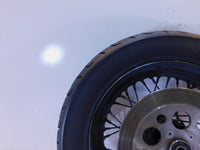 Harley Dyna Softail & Sportster 883 & 1200 Black Laced Rear Wheel Rim & Tire
