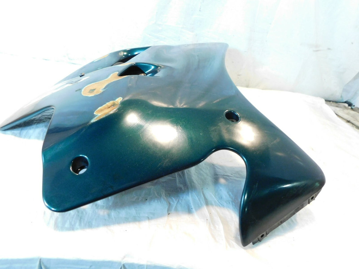 1991-1995 Triumph Trophy 4 1200 Green Left Lower Fairing Cowling Panel - C3 Cycle