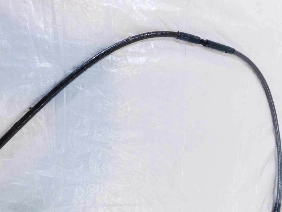 Harley Touring Road King Electra Street Glide Black Braided Clutch Cable Line - C3 Cycle