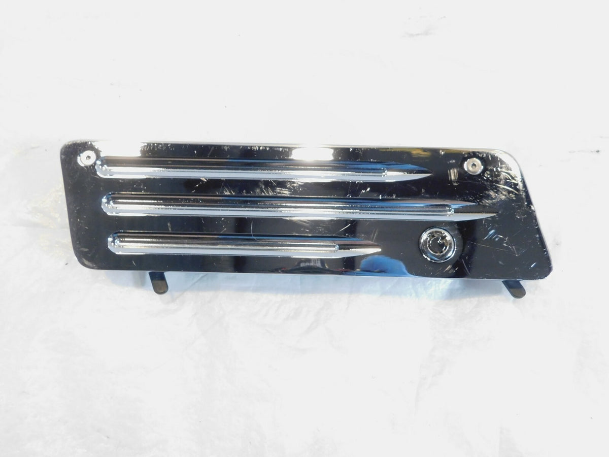 Harley Road King Electra & Street Glide Left Saddlebag Lid Hinge Latch w/ Cover - C3 Cycle