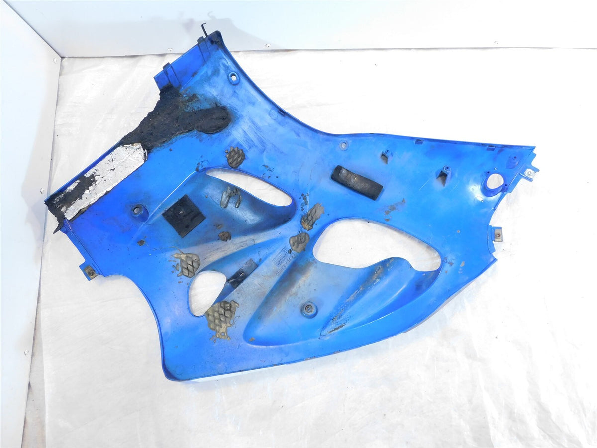 1997 Suzuki GSX-R600 GSXR600 Blue Right Lower Under Fairing Cowling Cover Panel - C3 Cycle