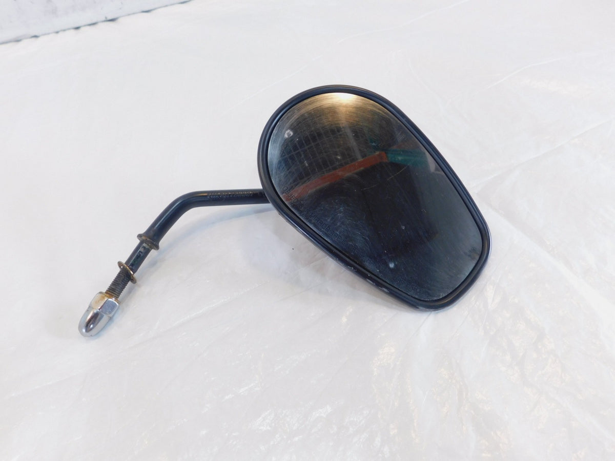 Harley Davidson FXR & Softail & Dyna & Sportster Black Right Rear View Mirror - C3 Cycle