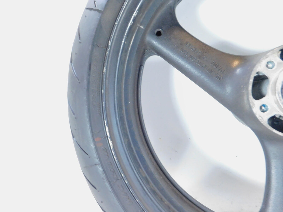 1994-1996 Suzuki RF600R RF600 Black Front Hub 3 Spoke Cast Rim Wheel & Tire - C3 Cycle