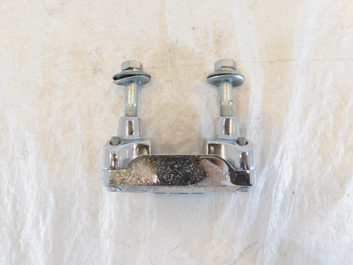 Harley Dyna Wide & Super Glide 100th Anniversary Handlebar Mount Clamp Bracket - C3 Cycle