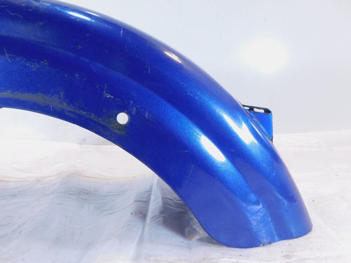 1981-1993 Harley Davidson Sportster 883 1100 1200 Silver Blue Rear Cover Fender - C3 Cycle