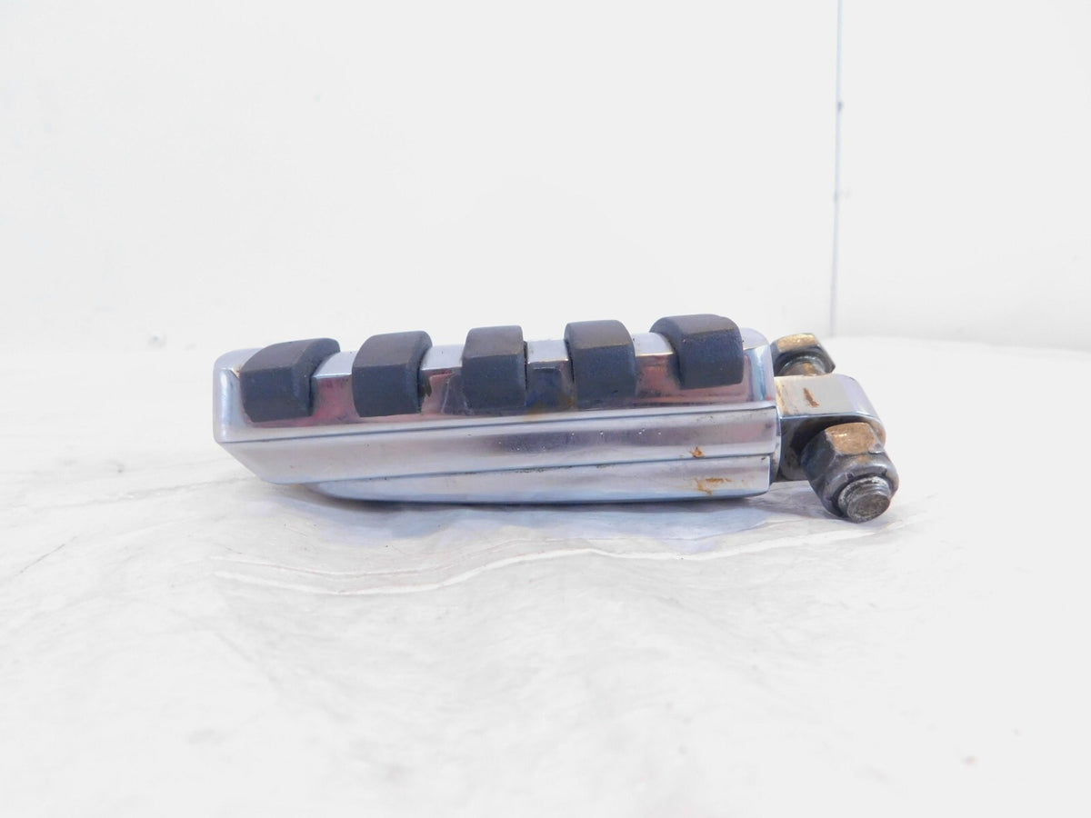 Harley Touring FXR Dyna Sportster & Softail Chrome & Rubber Footpeg Footrest - C3 Cycle