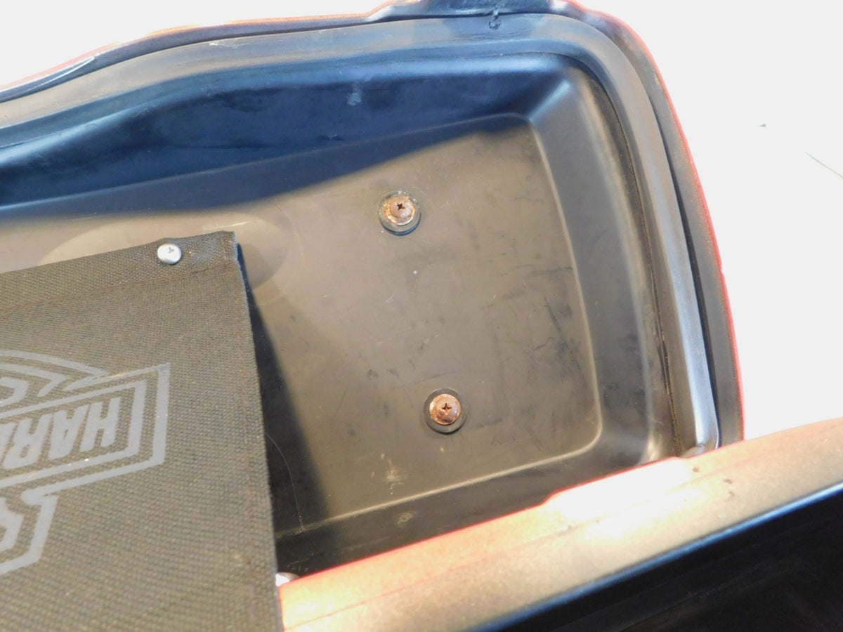 Harley Davidson Road King Street Electra Glide Red Right Luggage Bag Saddlebag - C3 Cycle