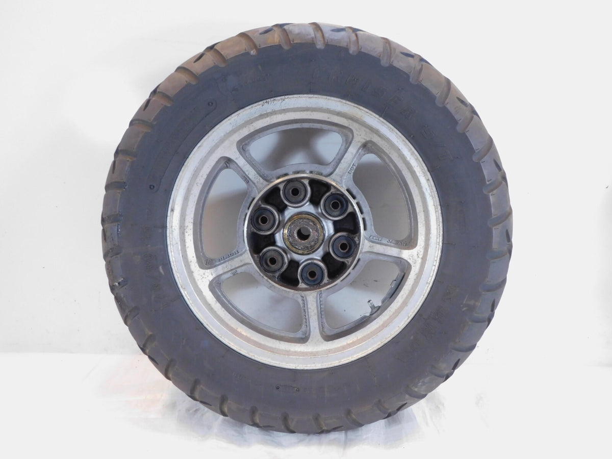 Honda VT1100 VT1100C Spirit Shadow 1100 Silver Cast Rear Spoked Wheel Rim & Tire - C3 Cycle