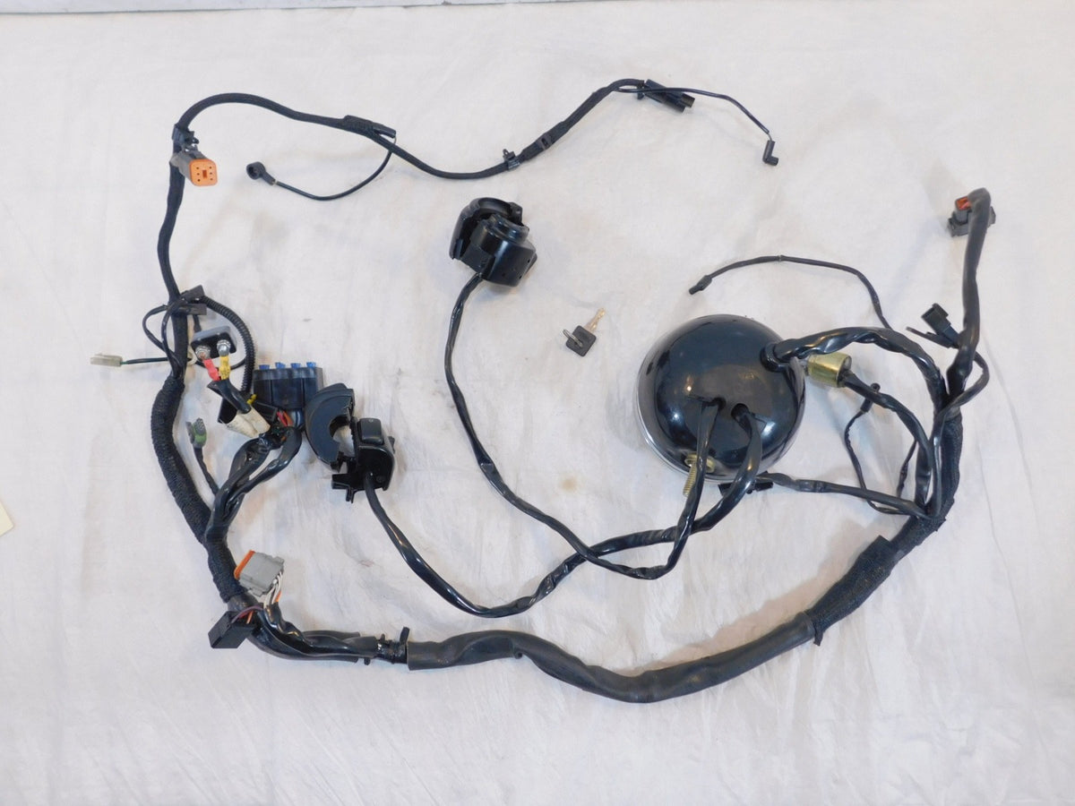 1999-2003 Harley Davidson EVO Sportster 883 1200 Main Wiring Wire Harness w/ Key - C3 Cycle