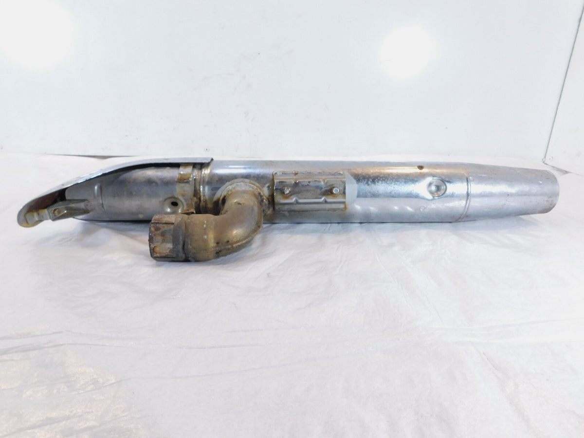 1987-1999 Kawasaki Vulcan 88 VN1500 VN1500A Front Exhaust Muffler Pipe & Shield - C3 Cycle