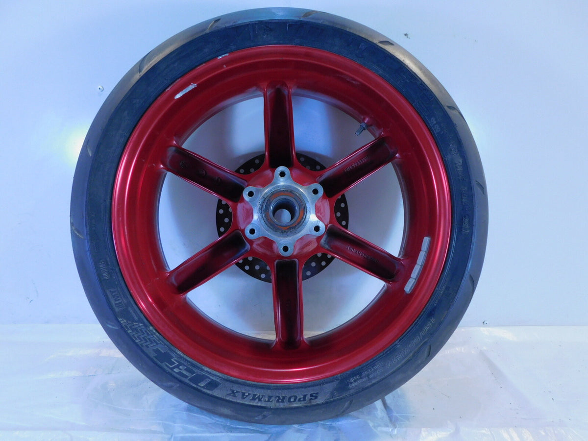 Buell XB9R XB12R Firebolt & Lightning & 1125 Red Mag Rear Wheel Rim & Tire - C3 Cycle