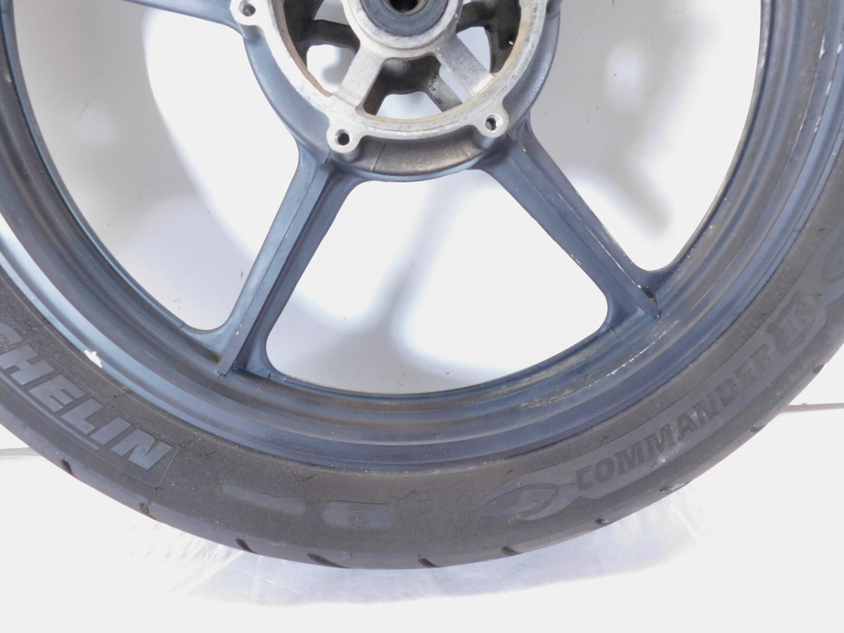 1990-1997 90-97 Yamaha Virago 750 XV750 Black Cast Front Wheel Rim & Tire - C3 Cycle