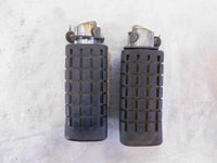 1983-1985 Honda CB650SC Nighthawk 650 Black Left/Right Rear Footpeg Footrest - C3 Cycle