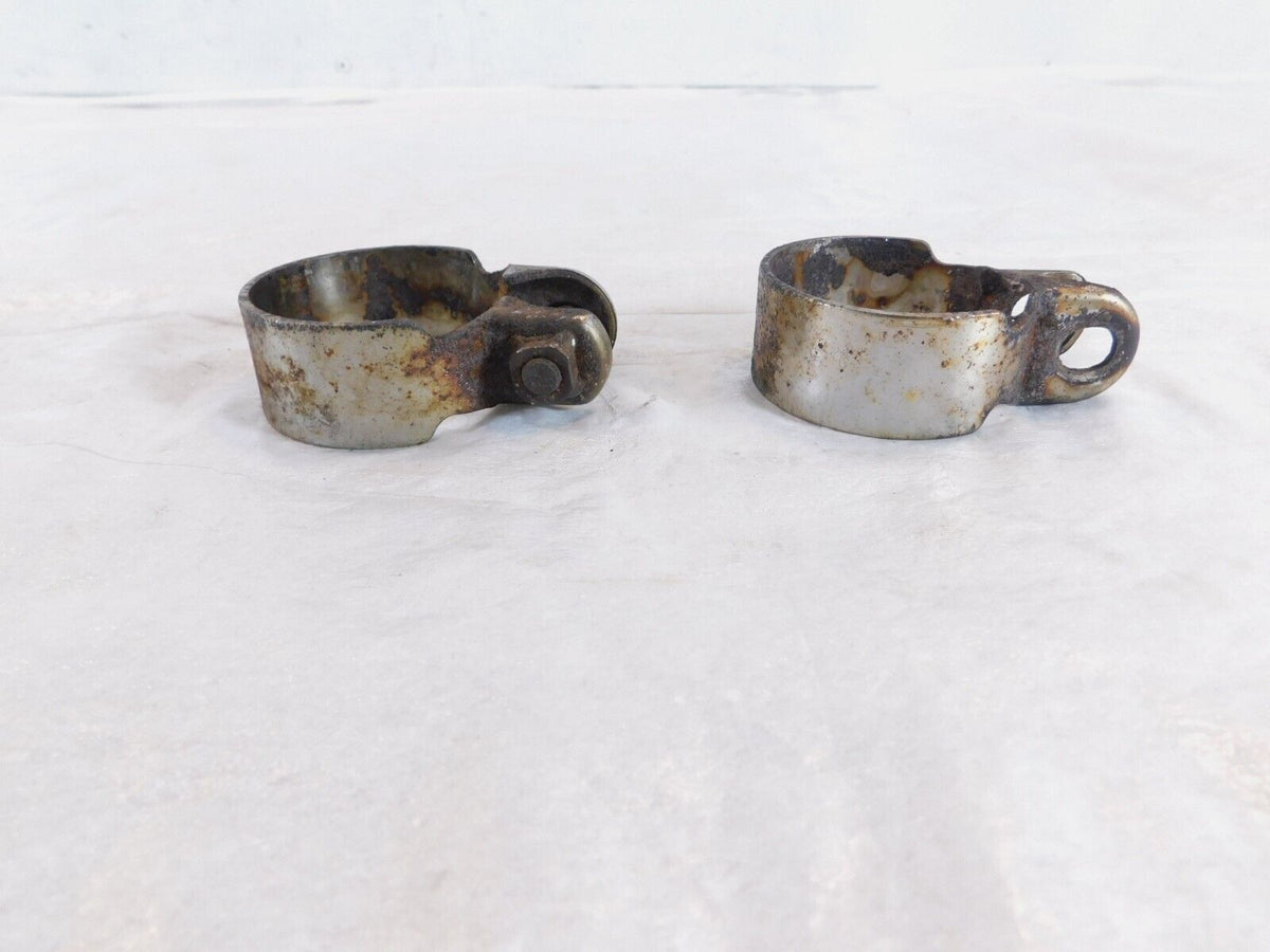 Kawasaki Vulcan 88 1500 VN1500A & VN750 Rear Exhaust Pipe Muffler Cover Clamps - C3 Cycle