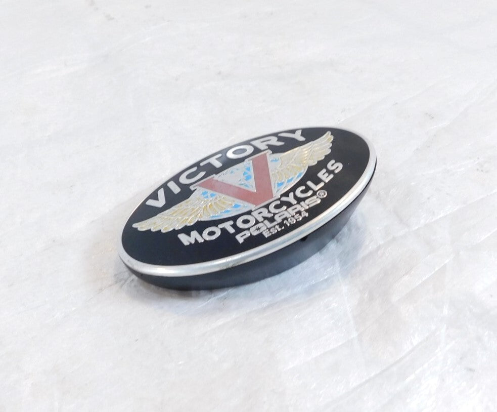 2010 10 Victory Vision 8-Ball Left Side Marker Medallion Logo Badge - C3 Cycle