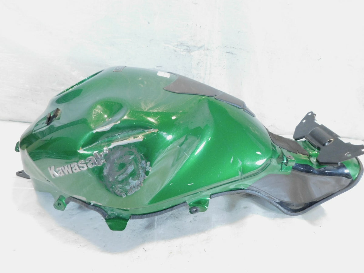 2018 Kawasaki Ninja H2 SX SE ZX1000 ZX1002 Green Fuel Gas Petrol Tank Assembly - C3 Cycle