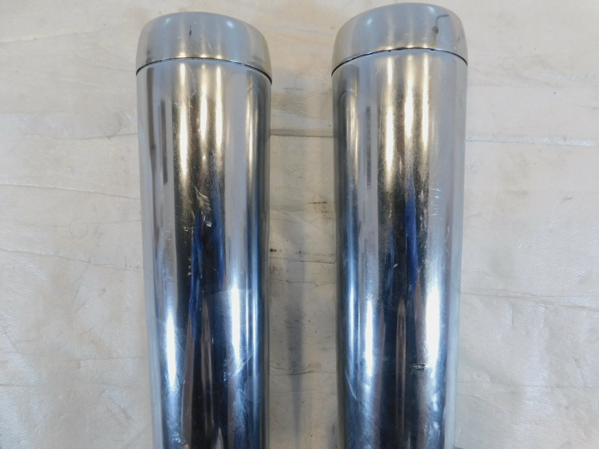 Pair Victory V92 Deluxe Standard Classic & Touring Chrome Lower Fork Leg Sliders - C3 Cycle