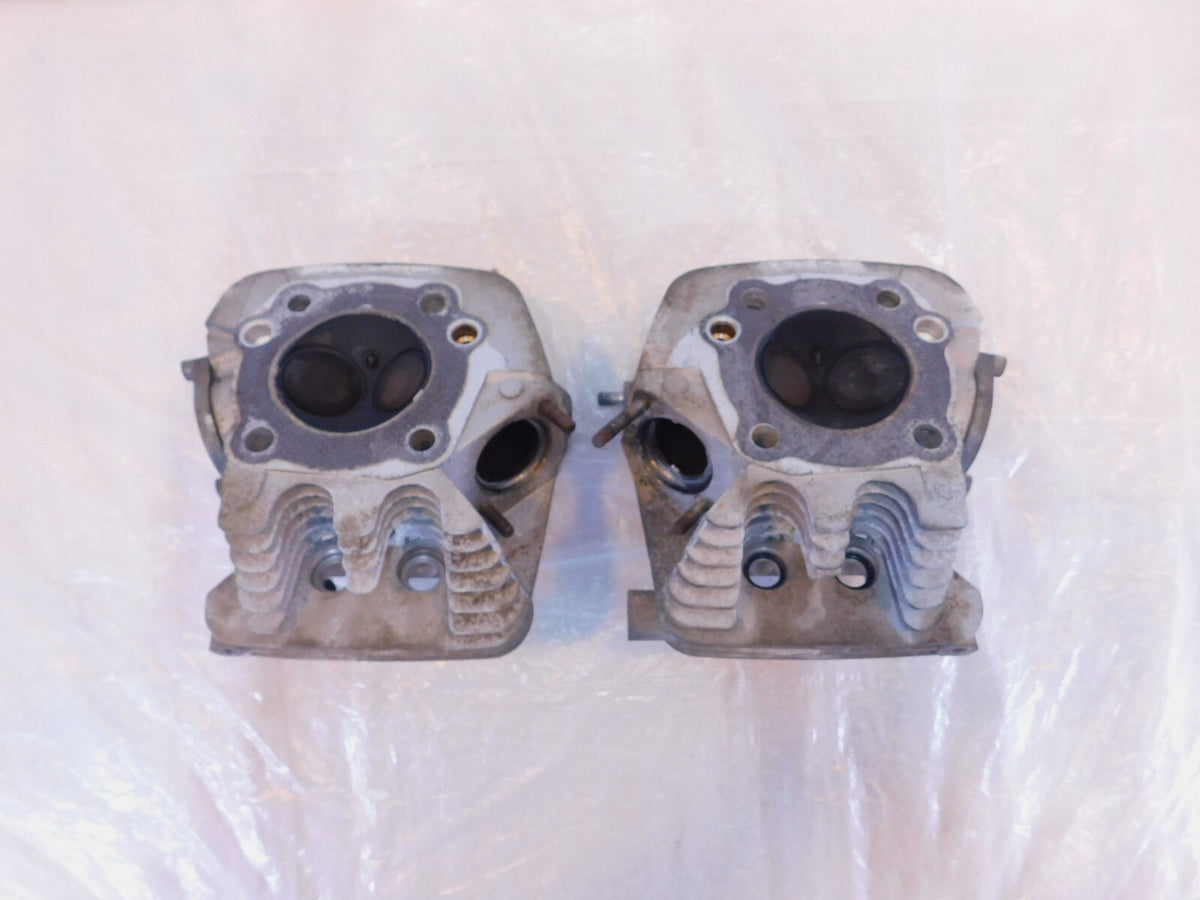 Harley Davidson Sportster 883 Hugger & Custom Silver Cylinder Heads w/ Valves - C3 Cycle
