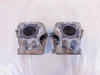 Harley Davidson Sportster 883 Hugger & Custom Silver Cylinder Heads w/ Valves - C3 Cycle