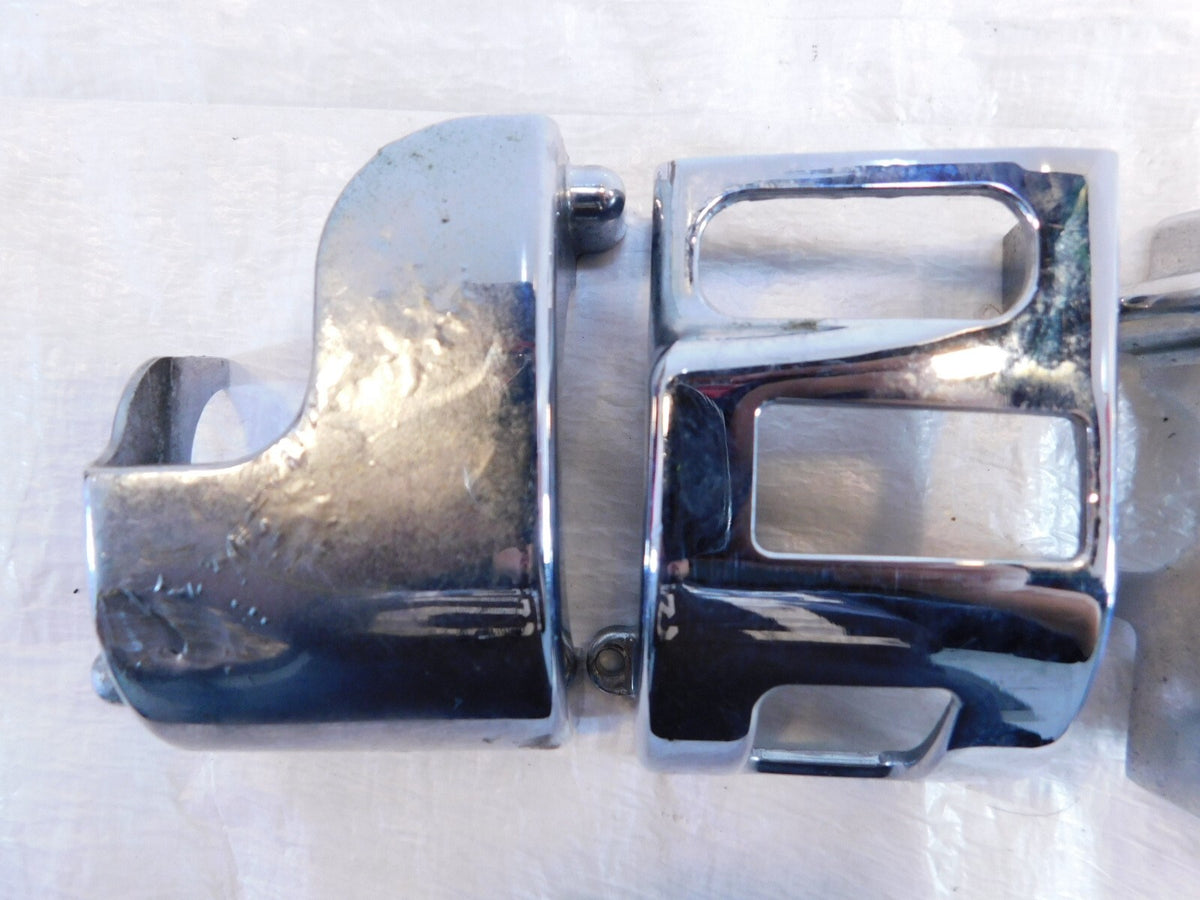 Kawasaki Vulcan 1500 Drifter Classic Nomad VN1500 Chrome Handlebar Switch Covers - C3 Cycle