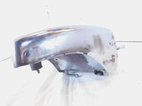 Harley Davidson Sportster 883 1000 1100 & 1200 Chrome Oil Reservoir Tank Bag - C3 Cycle