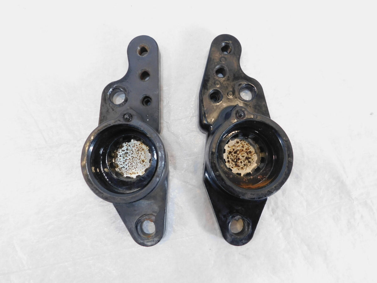 Harley Davidson Road King & Electra Glide Frame Swingarm Mount Brackets w/ Caps