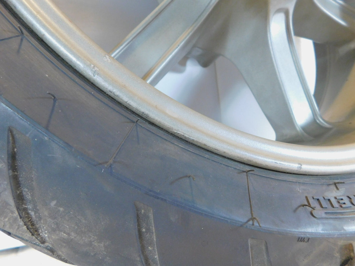 2007-2009 Buell XB XB12 XB12X Ulysses Cast 6 Spoke Rear Wheel Rim Tire & Rotor - C3 Cycle