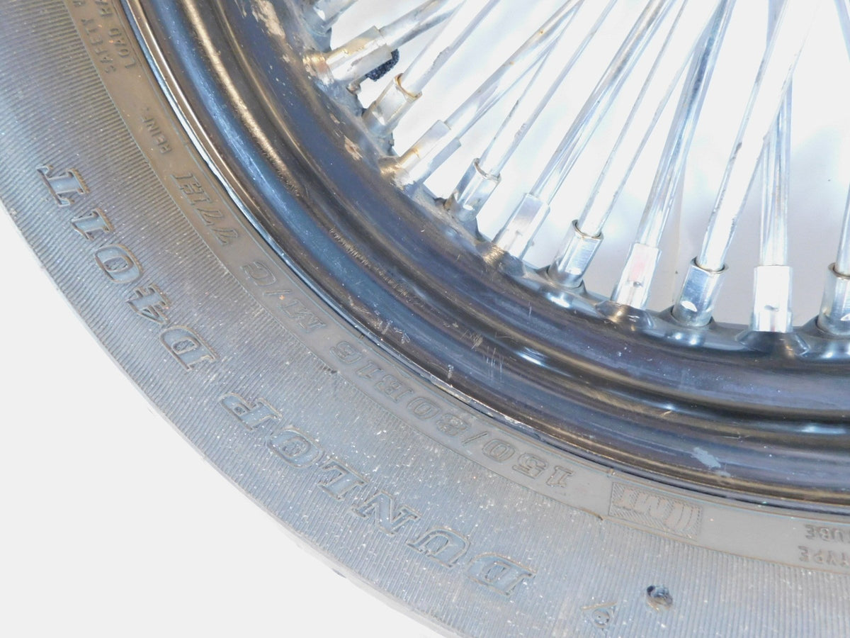 Harley Davidson Softail Heritage Classic & Deluxe Black Laced Rear Wheel Rim - C3 Cycle