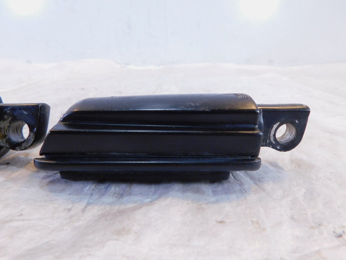 Harley Davidson FXR Dyna Sportster & Softail Black Front Footrest Footpeg Pegs - C3 Cycle