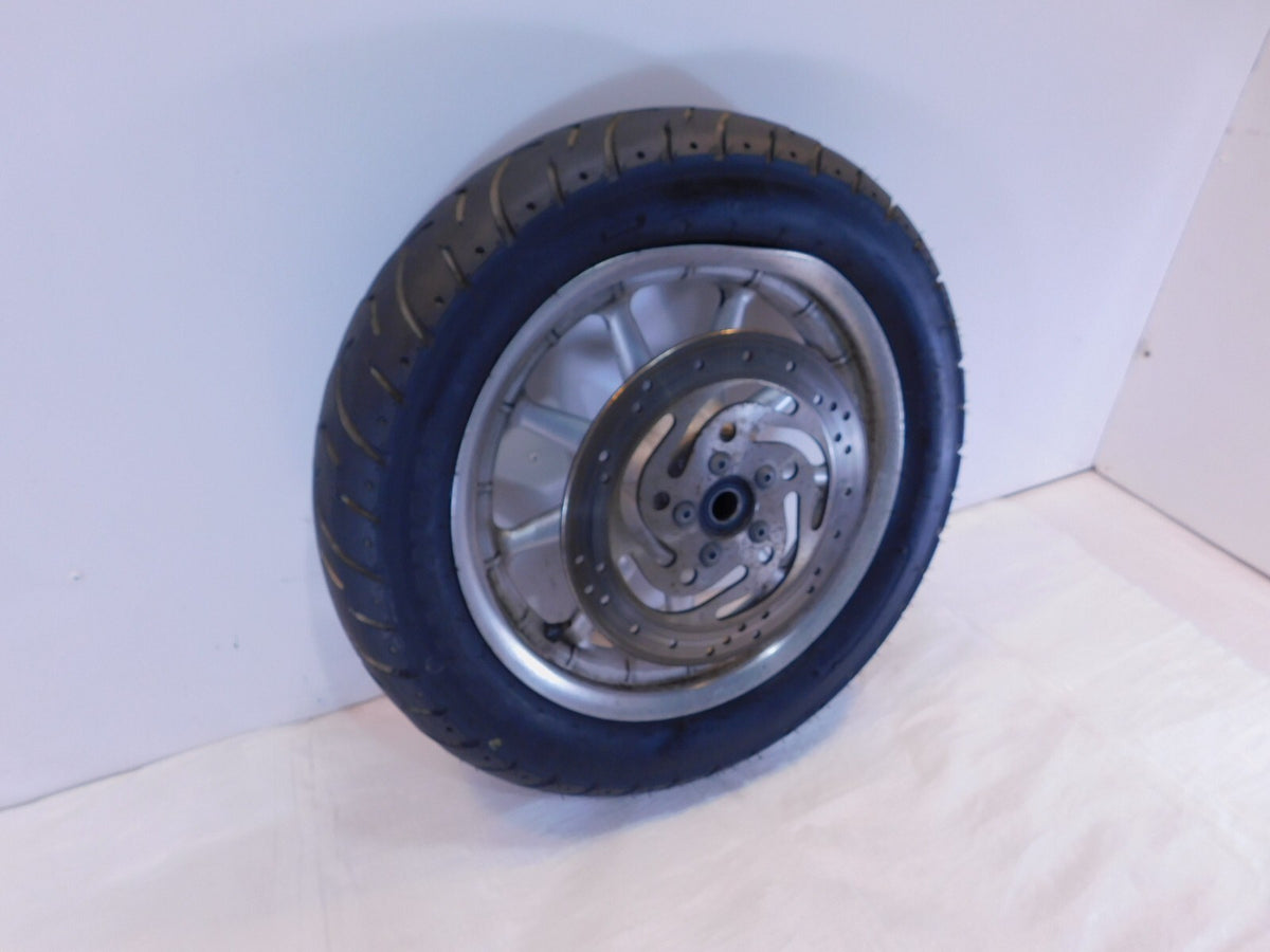 Harley Davidson Road Street Electra Glide 9 Spoke Silver Rear Wheel Rim - BENT - C3 Cycle