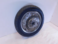 Harley Davidson Road Street Electra Glide 9 Spoke Silver Rear Wheel Rim - BENT - C3 Cycle