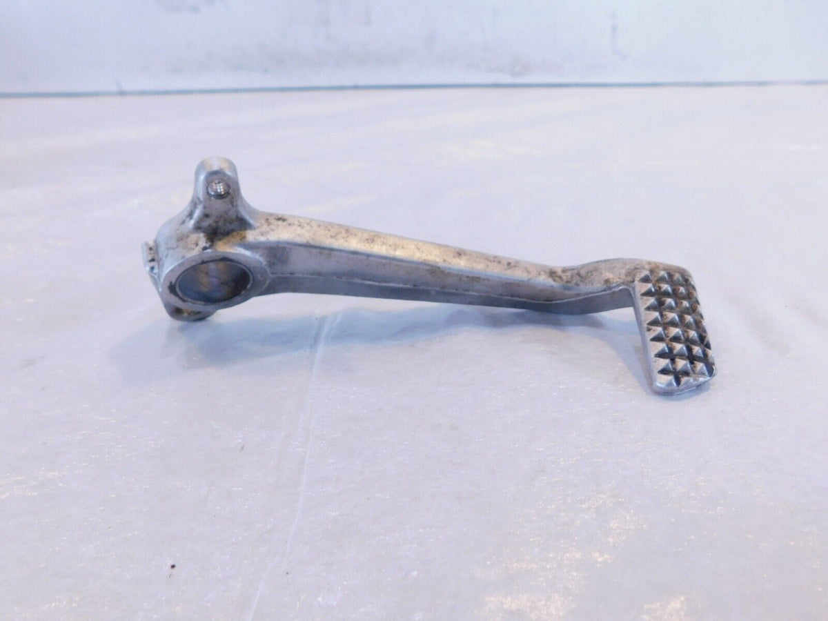 1990-1993 Kawasaki Ninja ZX6 ZX600D Silver Rear Wheel Foot Brake Pedal Lever - C3 Cycle