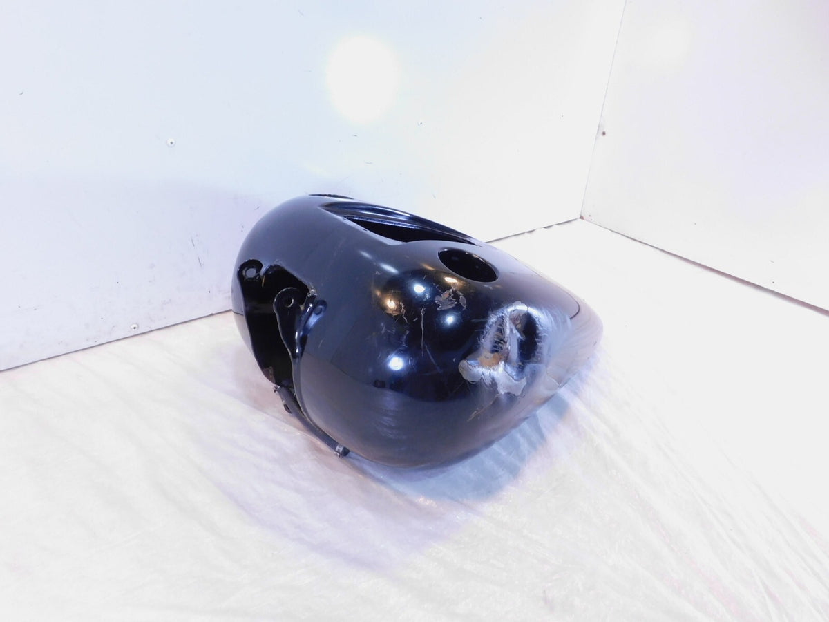 10-17 Harley Davidson Dyna Wide Glide & Street Bob Black Fuel Gas Tank - DENTED - C3 Cycle