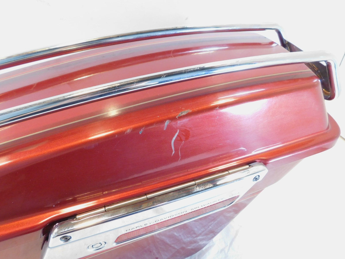 Harley Davidson Road King Street Electra Glide Red Right Luggage Bag Saddlebag - C3 Cycle