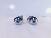 Harley Touring FXR Dyna Sportster Softail ISO Chrome & Rubber Footpegs Footrests - C3 Cycle