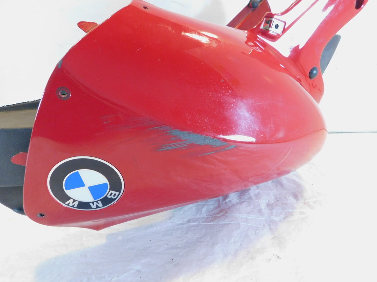97-00 BMW F650 Funduro F650ST Gas Petrol Fuel Tank Reservoir Cell & Red Cover - C3 Cycle