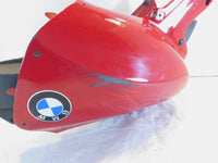 97-00 BMW F650 Funduro F650ST Gas Petrol Fuel Tank Reservoir Cell & Red Cover - C3 Cycle