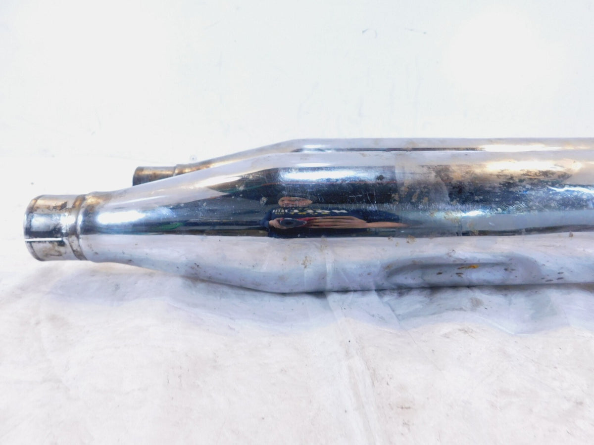 Harley Davidson Road King & Electra Glide Vance &Hines Slip On Exhaust Mufflers - C3 Cycle