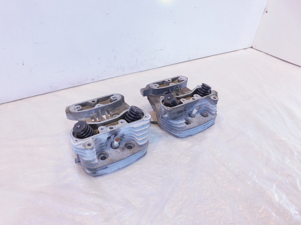 Harley Davidson Sportster 883 Hugger & Custom Silver Cylinder Heads w/ Valves - C3 Cycle