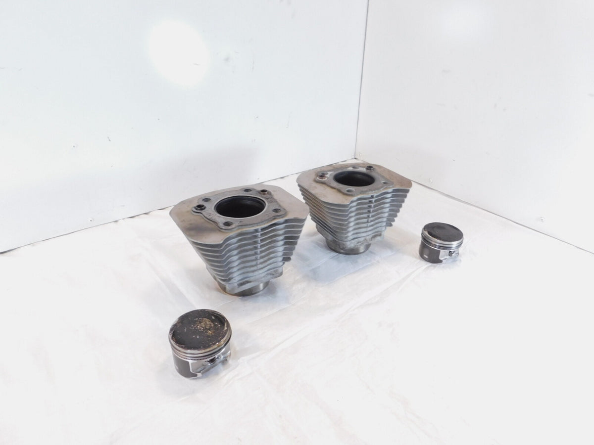 Harley Davidson Sportster 883 Custom & Low Silver Cylinders w/ Pistons 16545-04 - C3 Cycle